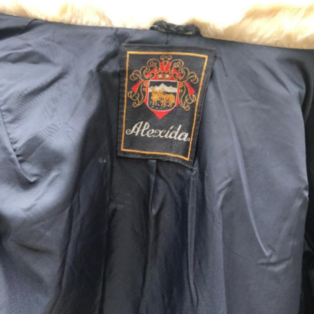 Alexida Patchwork Rabbit Fur Coat - image 6